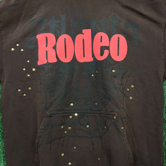 Travis Scott x SP5DER ATL Rodeo Days Before Rodeo Hoodie Size Large - Picture 2 of 4